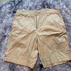 Khaki Colored Lacoste Mens Shorts